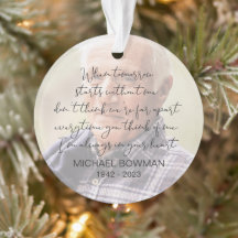 Quand Demain Commence Sans Moi Ornement Acrylique