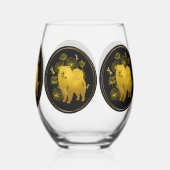 QUAND DRAGONS VOLER Chow verre de vin sans tige (Verso)