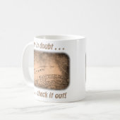 Quand en doute ... Check it Out - Mug (Devant gauche)