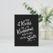 Quand il pleut - Carte Inspiration (Debout devant)