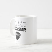 Quand j'ai grandi Rock Star café Mug (Devant gauche)