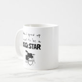 Quand j'ai grandi Rock Star café Mug (Devant gauche)