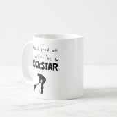 Quand j'ai grandi Rock Star café Mug (Devant gauche)
