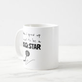 Quand j'ai grandi Rock Star café Mug (Devant gauche)