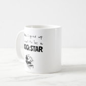 Quand j'ai grandi Rock Star café Mug (Devant gauche)