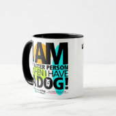 Quand je fais la personnaliser une tasse du chien (Devant gauche)