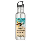 Quand je retire une bouteille d'eau en acier inoxy (Devant)