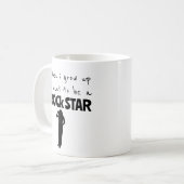 Quand je serai grand Mug Café Rock Star (Devant gauche)