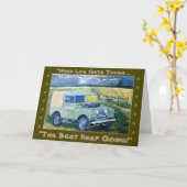 "Quand La Vie Se Déroule...~ Carte De Voeux. (Fleur jaune)