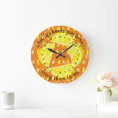 Quand la vie vous donne citrons horloge de cuisine (Maison)