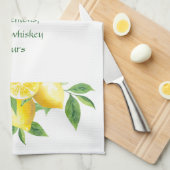 Quand la vie vous donne citrons serviette de cuisi (Quart Plié)