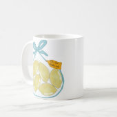 "Quand la vie vous donne des citrons" Café Mug (Devant gauche)