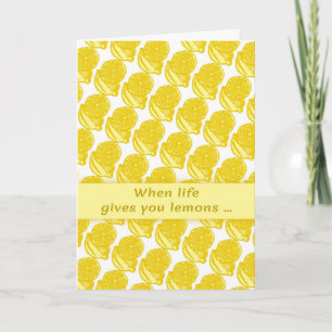 Quand La Vie Vous Donne La Carte De Voeux Citron