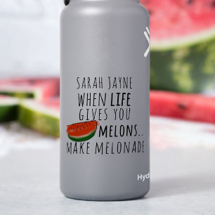 Quand La Vie Vous Donne Melons Amusants Sticker Wa