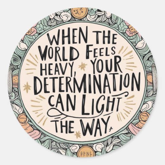 Quand le monde ressent des autocollants (Devant)