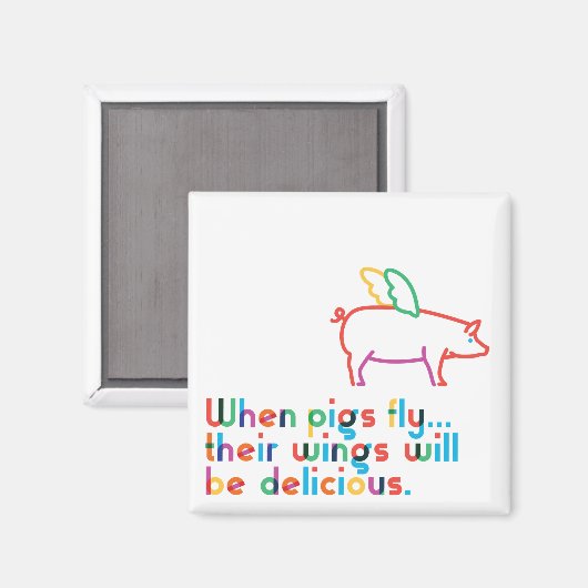 Quand Les Chiens Volent... Magnet (Recto/Verso)