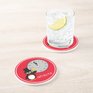 Quand L'Horloge Frappe Douze Dessous de verre De g