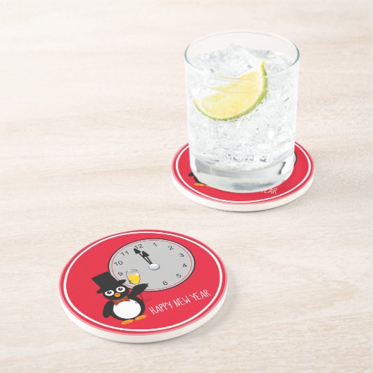 Quand L'Horloge Frappe Douze Dessous de verre De g (Côté)