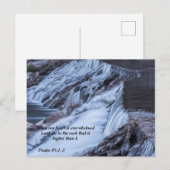 Quand mon coeur est débordé Carte postale Psaume 9 (Devant / Derrière)