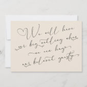 Quand nous pouvons serrer la carte de crème Mariag (Devant)