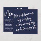 Quand nous pouvons serrer la carte de Mariage repo (Devant / Derrière)