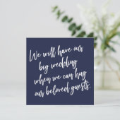 Quand nous pouvons serrer la carte de Mariage repo (Debout devant)