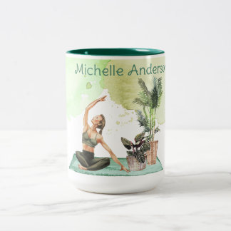 Quand on écoute de l'aquarelle Yoga Mug