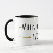 Quand on enseigne deux Apprendre la Mug (Gauche)