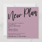 Quand on peut serrer la carte Mariage reportée Mau (Dos)