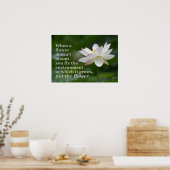 Quand une affiche de fleur ne fleurit pas (Cuisine)