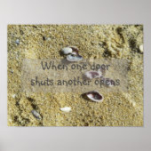 Quand une porte ferme une autre ouvre une affiche  (Devant)