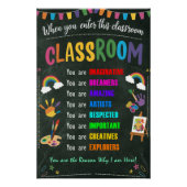 Quand Vous Entrez Cette Affiche De Classe (Devant)