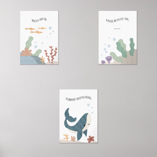 Quand vous passez par l'ensemble d'affiches d'eau (Recto)