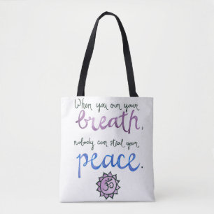 Quand vous possédez votre souffle… Sac de yoga