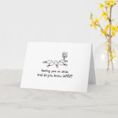 "QUAND" VOUS REGARDERA VOTRE CARTE D'ANNIVERSAIRE (Fleur jaune)