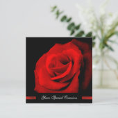 Quand vous souriez/Rose rouge vos Invitations d'oc (Debout devant)