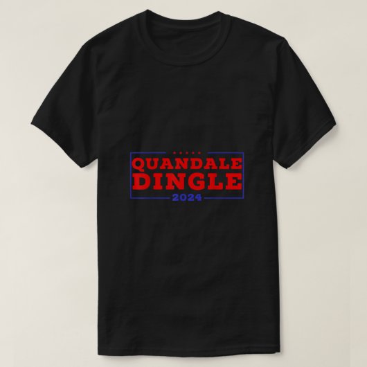 Quandale Dingle voor President USA Patriotic Funny T-shirt (Design voorkant)