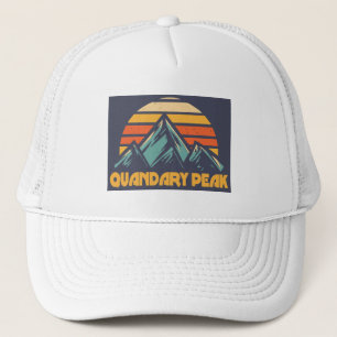 Quandary Peak Colorado Retro Turquoise Trucker Pet
