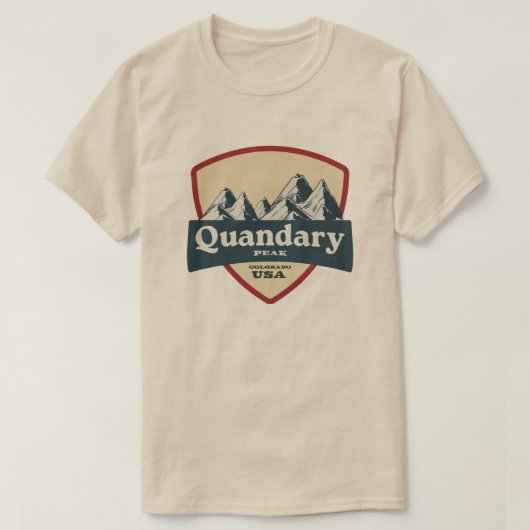Quandary-piek T-shirt (Design voorkant)
