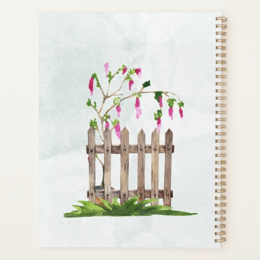 Quant à moi et ma maison Bible Verse Aquarelle (Dos)