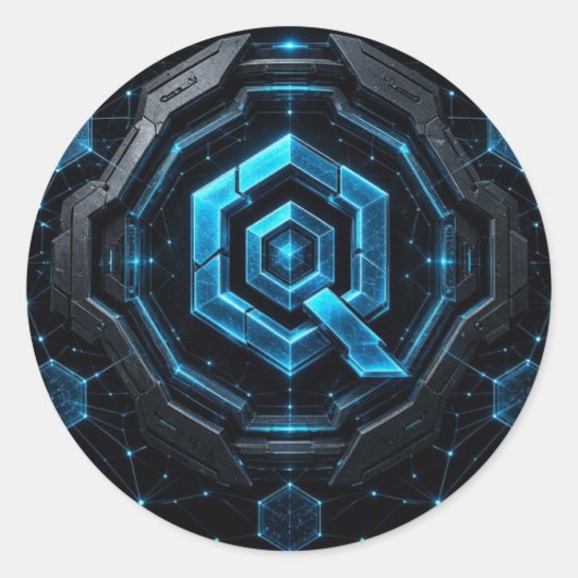 Quant Overledger Circuit Hex Sticker (Voorkant)