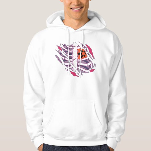 Quant stal mijn hart zombie - Quant QNT Hoodie (Voorkant)