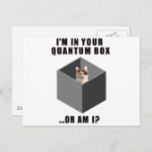 Quantum Cat Briefkaart (Voorkant / Achterkant)
