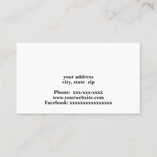 Quantum Computing Visitekaartje (Achterkant)