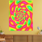 Quantum Eigen State Mandala Kunst Canvas Afdruk (Insitu (Woonkamer))