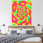 Quantum Eigen State Mandala Kunst Canvas Afdruk (Insitu (Slaapkamer))