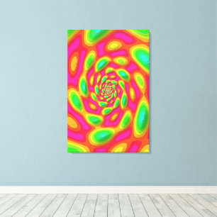 Quantum Eigen State Mandala Kunst Canvas Afdruk