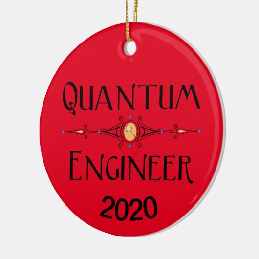 Quantum Engineer Line Keramisch Ornament (Links)