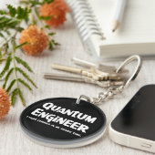 Quantum Engineer Zombie Fighter Sleutelhanger (Voorkant Rechts)