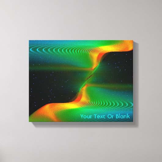 Quantum Entangens Canvas Afdruk (Voorkant)